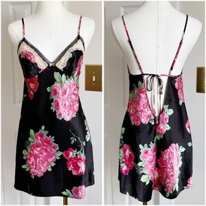 Betsey Johnson Silky Slip with Lace Trim